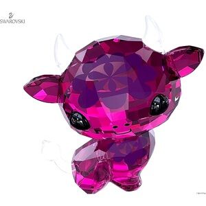 New In Box Authentic Swarovski Zodiac Mo Mo The Ox Crystal Figurine #5004622